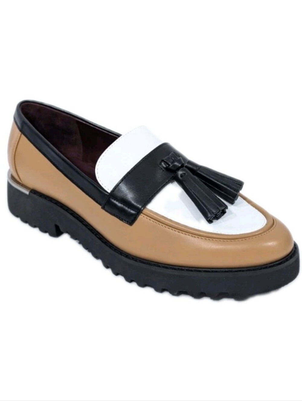 Franco Sarto Carolynn Loafer sz 9 New Women Platform Shoes tassel preppy style